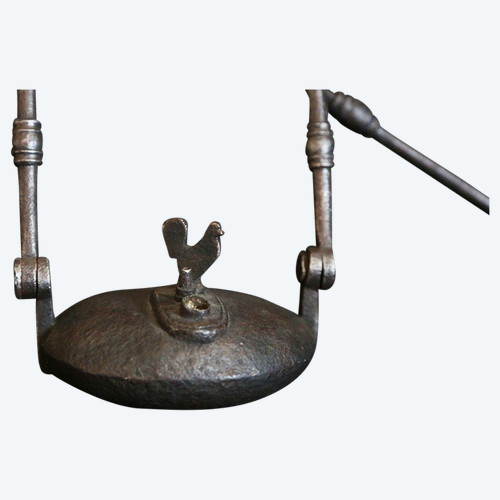 Lampe à Huile XVIIème Siècle, Fer