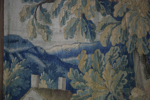 Aubusson tapestry, verdure aux oiseaux, 18th century.