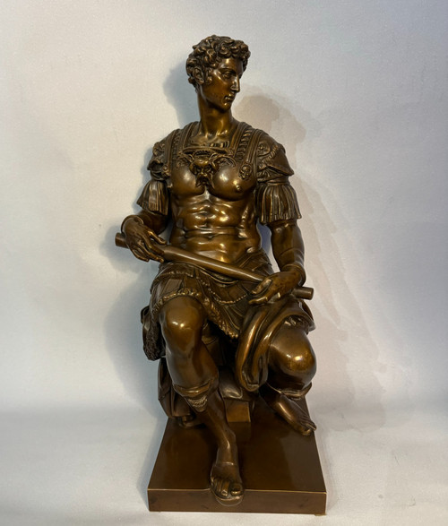 Bronzeskulptur, Julian von Medici XIX. Barbedienne (Michelangelo)