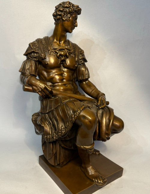 Bronzeskulptur, Julian von Medici XIX. Barbedienne (Michelangelo)