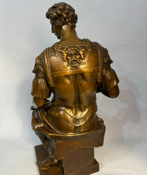 Bronzeskulptur, Julian von Medici XIX. Barbedienne (Michelangelo)