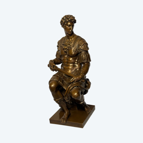 Bronzeskulptur, Julian von Medici XIX. Barbedienne (Michelangelo)