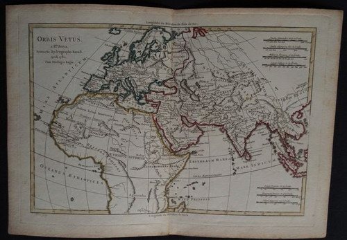Pair Of Maps Of Europe, 18th Century, Cartographer R. Bonne