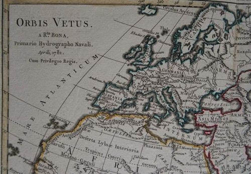 Pair Of Maps Of Europe, 18th Century, Cartographer R. Bonne