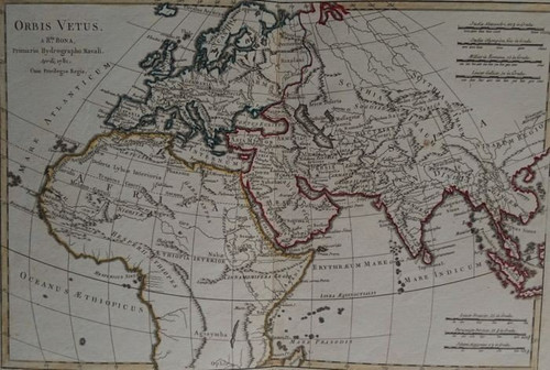 Pair Of Maps Of Europe, 18th Century, Cartographer R. Bonne