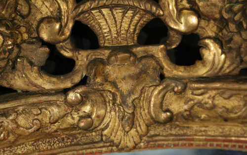 Regency mirror, 18th century, (102 X 62 Cm)