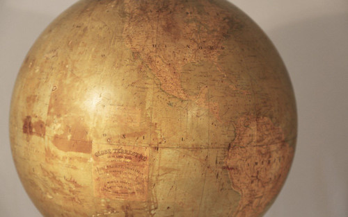 Globe Terrestre, Bonnefond, XIXème, Diamètre 50 Cm