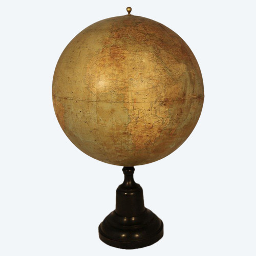 Globe Terrestre, Bonnefond, XIXème, Diamètre 50 Cm