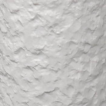 Superbe vase blanc de l'ère spatiale des années 1970 en porcelaine de Bavière
