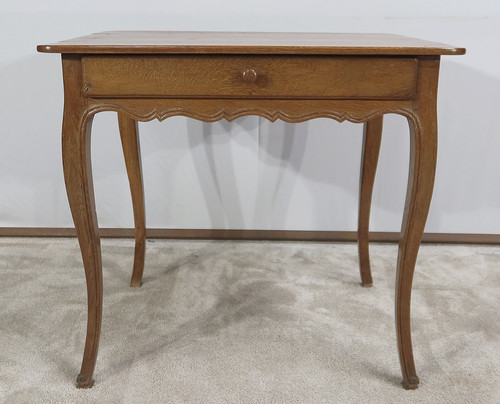 Petite Table en Chêne Blond, époque Louis XV – Fin XVIIIe