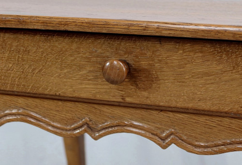 Petite Table en Chêne Blond, époque Louis XV – Fin XVIIIe