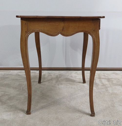 Petite Table en Chêne Blond, époque Louis XV – Fin XVIIIe