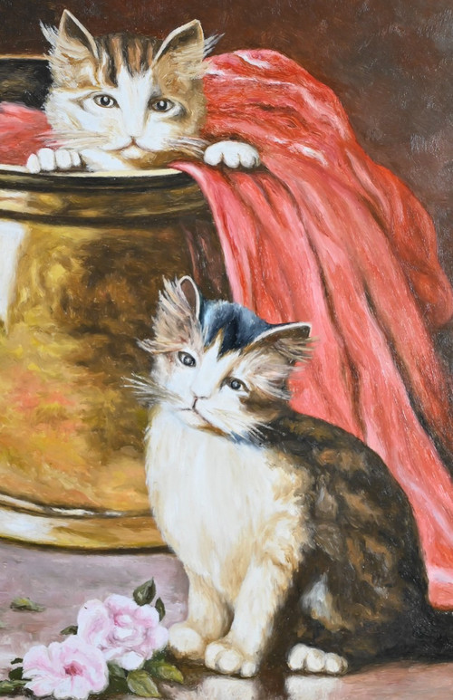 Oil on canvas, signed R.Hervé - 2nd part 20th century