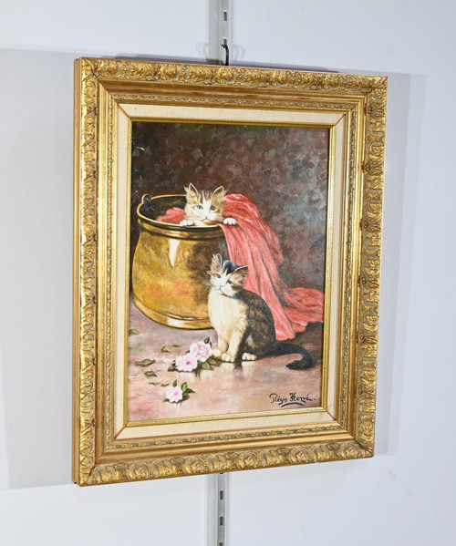 Oil on canvas, signed R.Hervé - 2nd part 20th century