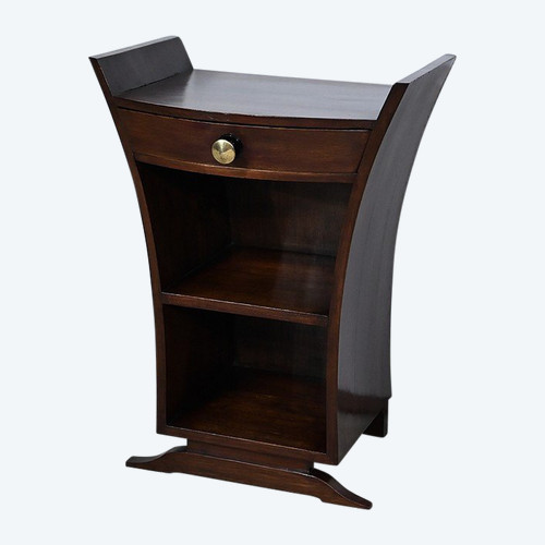 Art Deco bedside table in solid oak - 1930