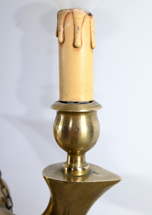 Stehlampe aus vergoldeter Bronze - Ende 19.