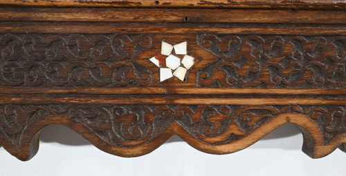 Syrian walnut mirror - Early 20th century
