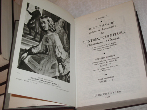 Dictionnaire des peintres sculpteurs dessinateurs et graveurs di E. Bénézit completo di 8 volumi