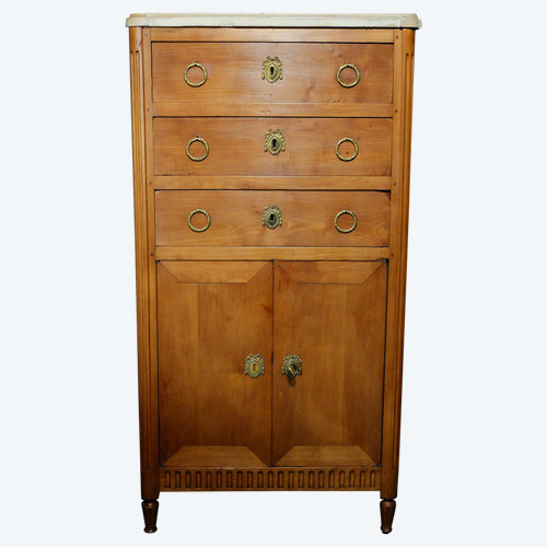 Chiffonnier d'époque Louis XVI 