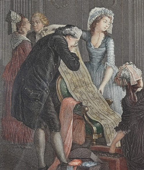 Pair of Important Color Engravings, J.M Moreau Le Jeune and N. De Launay – 1900