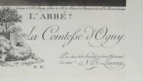 Pair of Important Color Engravings, J.M Moreau Le Jeune and N. De Launay – 1900