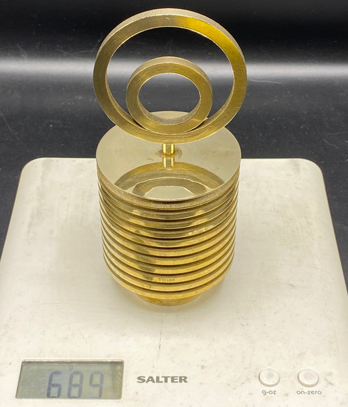 SCATOLA IN BRONZO DORATO