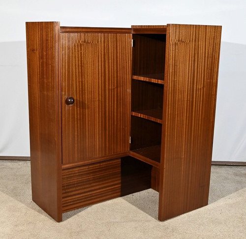 Small Apartment Bar in Sapelli Mahogany – 1940