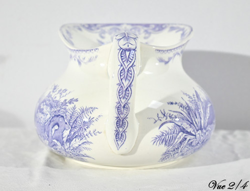 Set da toilette in ceramica Sarreguemines, collezione Duck – Fine XIX secolo