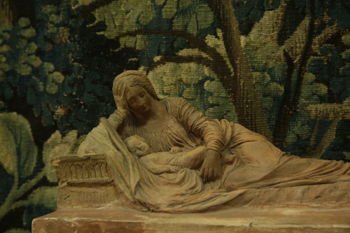 Allegoria in terracotta della figura materna, XIX secolo