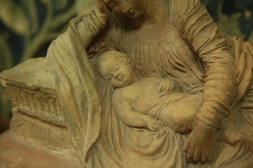 Allegoria in terracotta della figura materna, XIX secolo