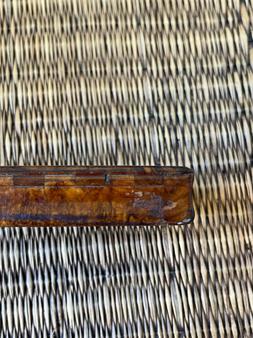 Tabatière en Loupe d'Amboine - 19e Siècle