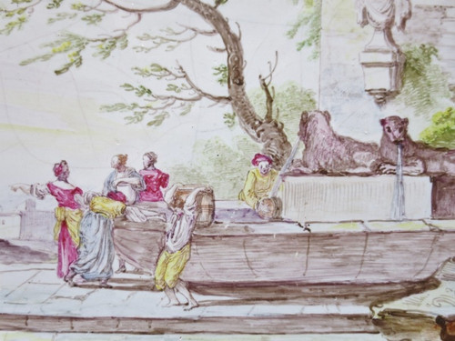 Piatto a Marsiglia, Veuve Perrin, XVIII secolo.