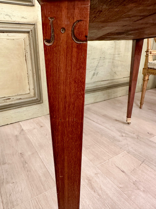 Mahogany Dressing Table Château Brand Louis XVI Period Circa 1780