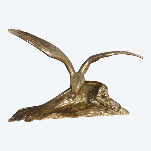  Möwe im Flug von Louis Fiot