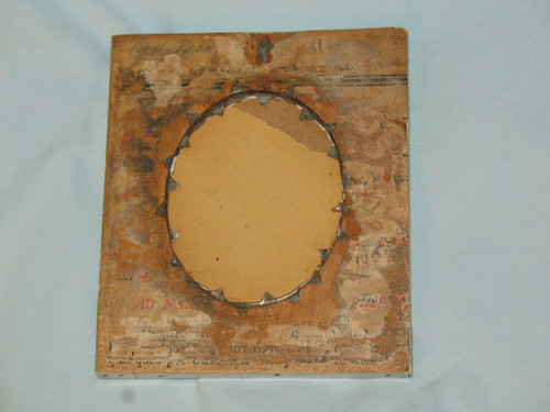Piccola cornice per miniatura in intarsio del periodo Napoleone III del XIX secolo