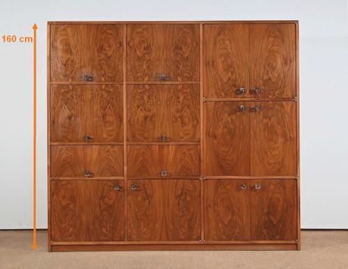 Exceptionnel Meuble de Rangement en Noyer – 1970
