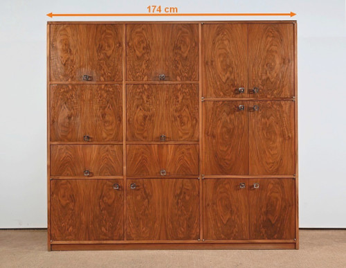 Exceptionnel Meuble de Rangement en Noyer – 1970