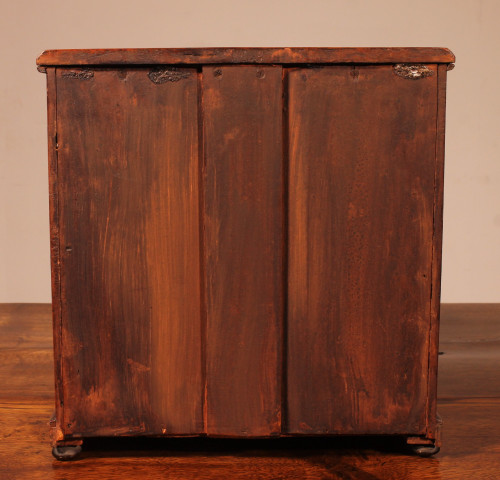19th Century Mahogany Miniature Chest Of Drawers
