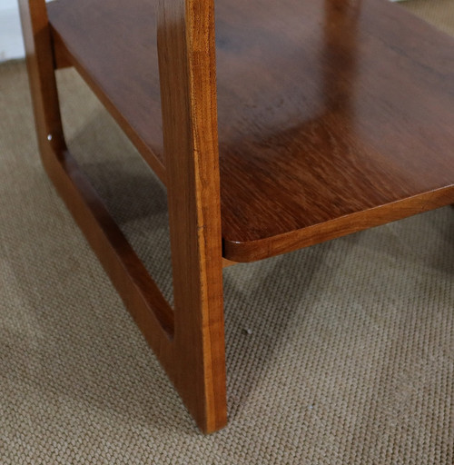 Servierregal aus massivem Teakholz – 1970