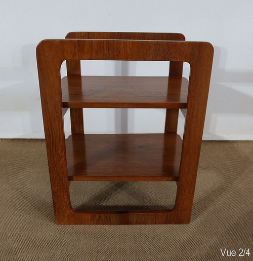 Servierregal aus massivem Teakholz – 1970