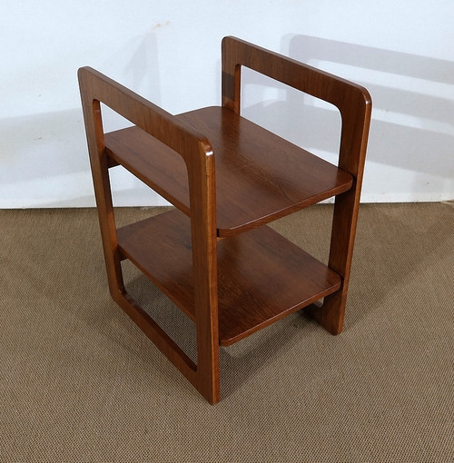 Servierregal aus massivem Teakholz – 1970