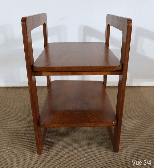 Servierregal aus massivem Teakholz – 1970