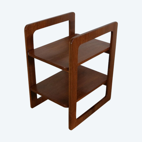 Servierregal aus massivem Teakholz – 1970