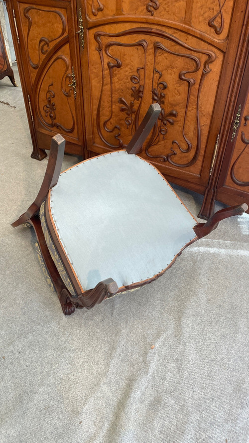 Louis XV style Armchair « à la reine », 19th Century