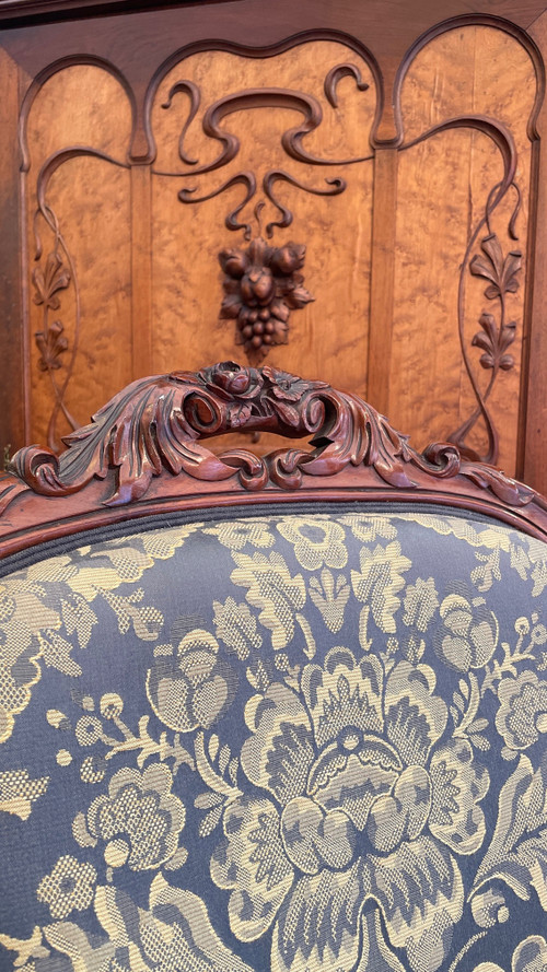 Louis XV style Armchair « à la reine », 19th Century
