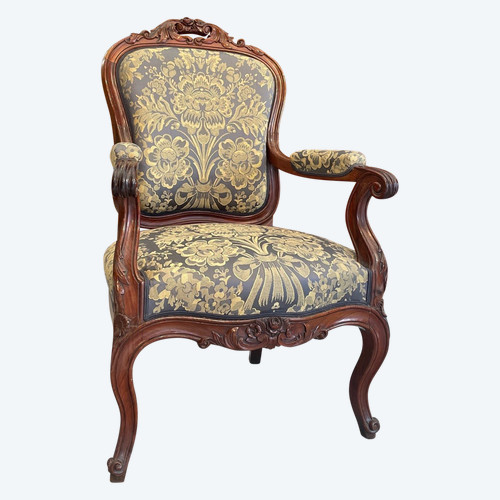 Louis XV style Armchair « à la reine », 19th Century