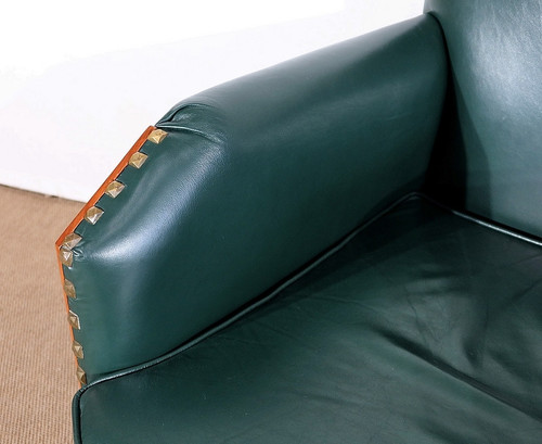 Pair of Art Deco Armchairs in Solid Cherry – 1st part of the 20th century