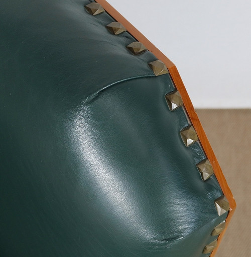 Pair of Art Deco Armchairs in Solid Cherry – 1st part of the 20th century