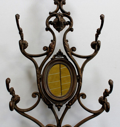 Vestiaire Porte-Parapluie en Fonte, de A. Corneau, Frères Charleville – Fin XIXe