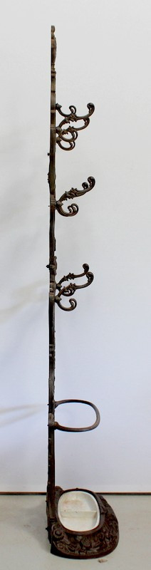 Vestiaire Porte-Parapluie en Fonte, de A. Corneau, Frères Charleville – Fin XIXe
